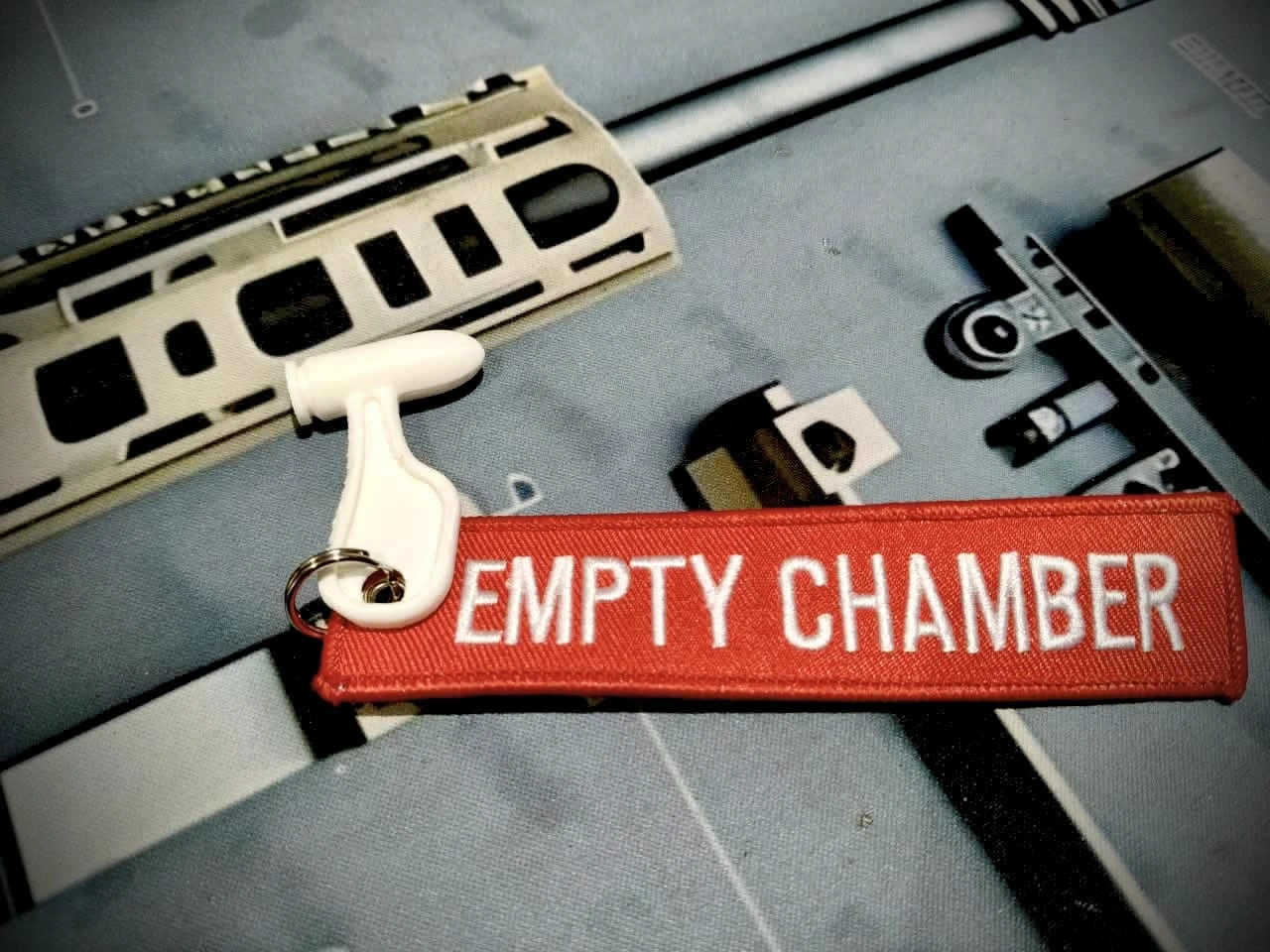 .45 ACP Handgun Chamber Safety Flag